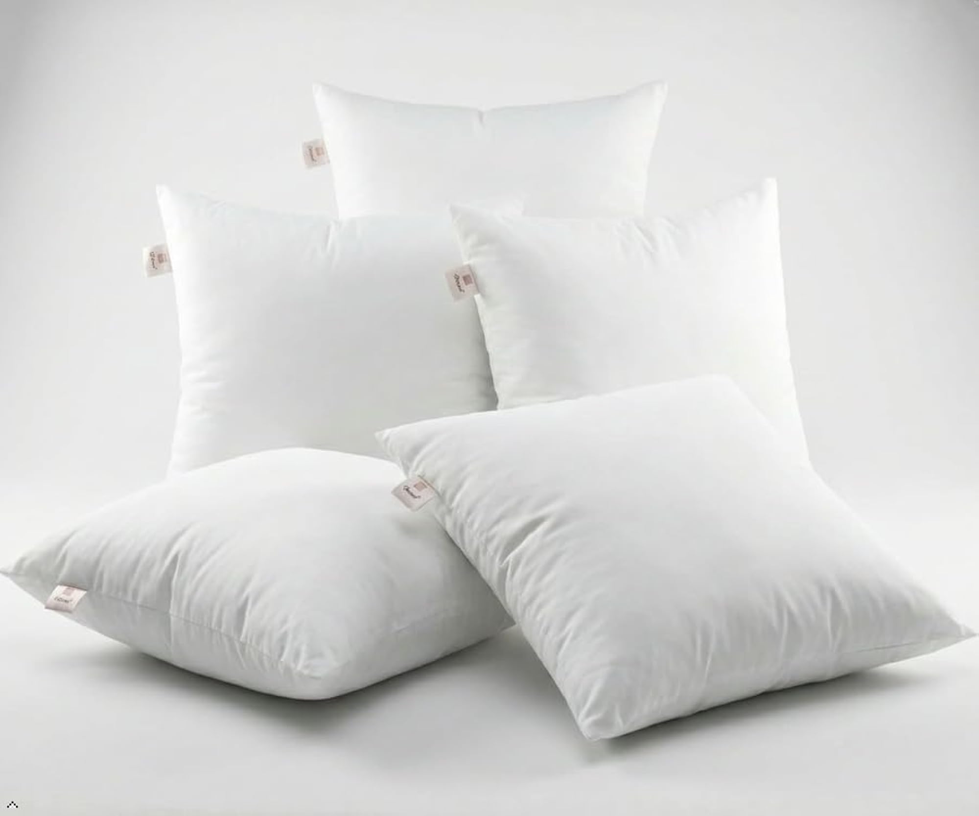 Micro Fiber Cushion Insert Extra Soft, White 12x24 Inch